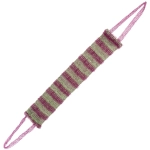 Мочалка для тела полипропиленовая «Пояс банный»,в полоску, 50*11см