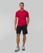 Футболка муж. Aeronautica 1580 малиновый база лого