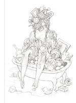 Encyclopedia of Strange Diseases. Coloring book