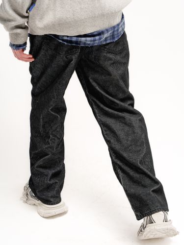 Черные джинсы Laine из микровельвета