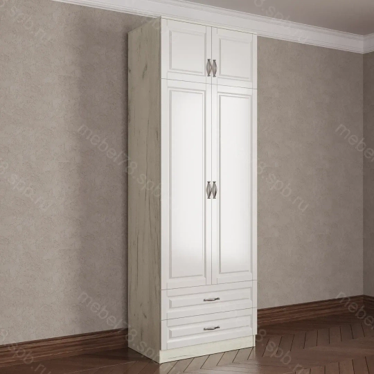 Шкаф распашной с антресолью 2/4 (мадес)