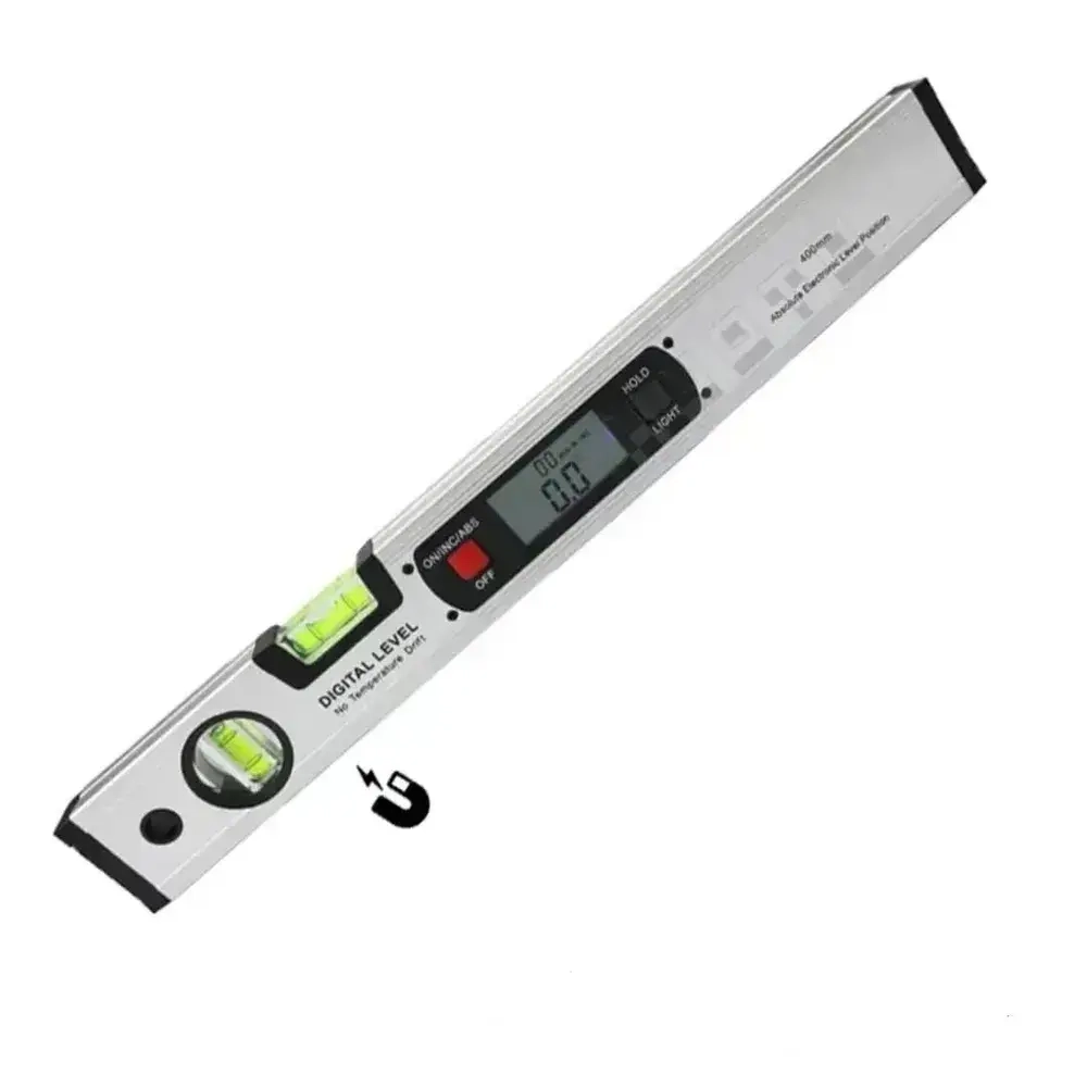 Уровень угломер строительный 40 см электронный с цифровым дисплеем с неодимовыми магнитами в основании