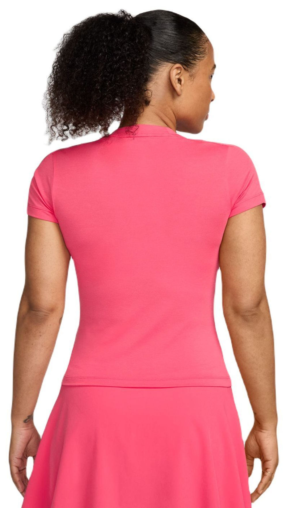 Женская теннисная футболка Nike Court Dri-Fit Advantage - Розовый