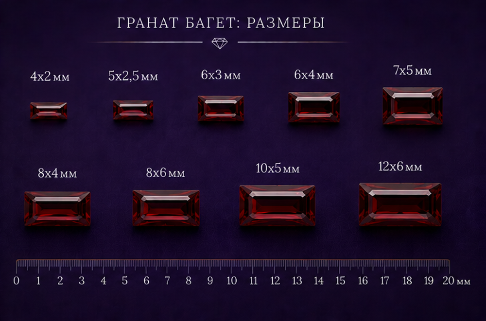 Гранат Багет