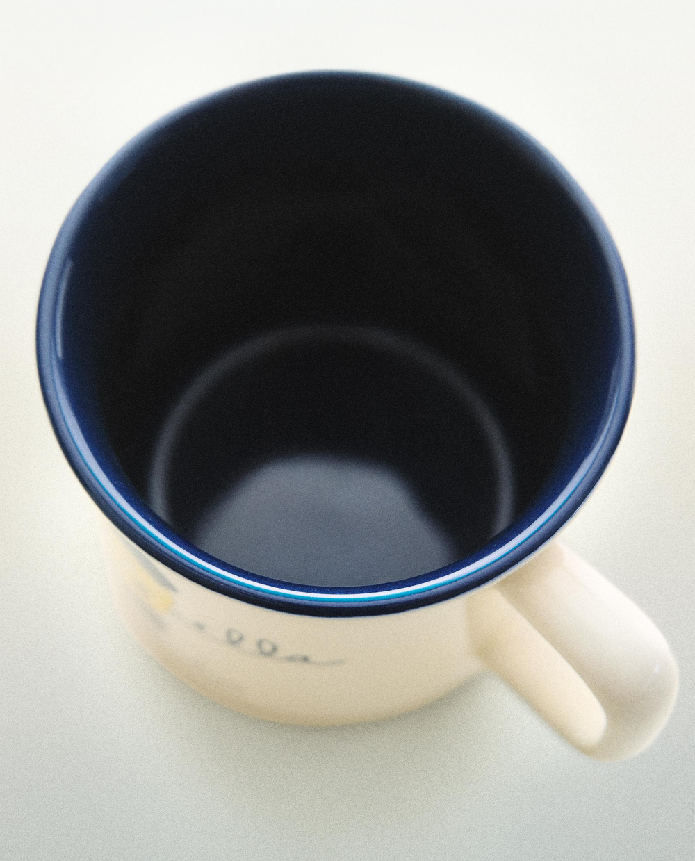 Zara Home кружка из каменной керамики, цвет разноцветный, 12.6 см