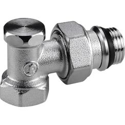 Клапан отсечной Giacomini R16TG для радиатора 1/2quot; ВН, угловой, Kvs-2.5м3/ч