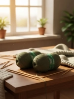 Семеновская Пряжа "Лидия Silver ЧШ" 100% имп. меринос 1613м/100гр