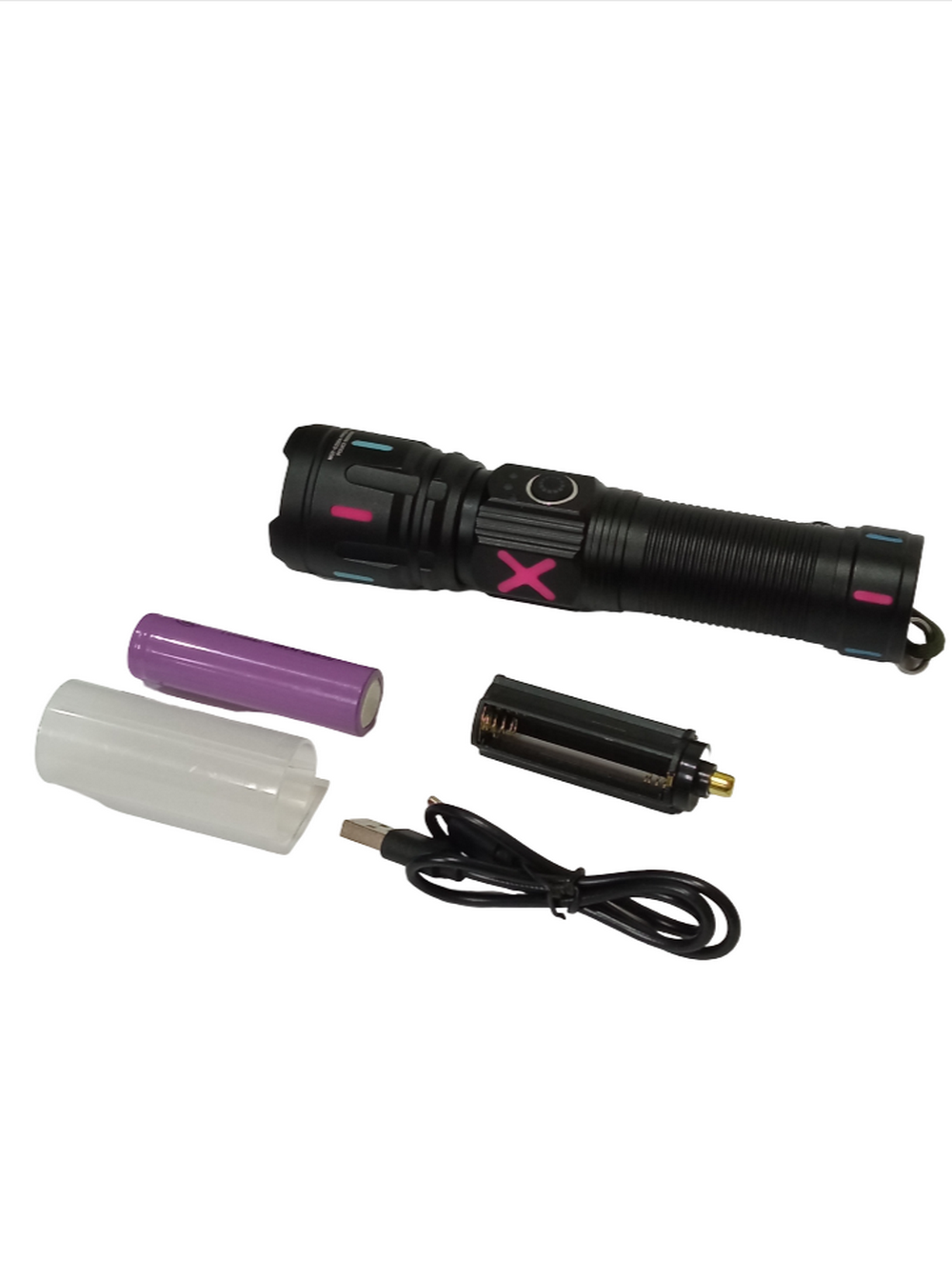 Фонарь ручной высокой яркости "белый лазер" NGY D2004