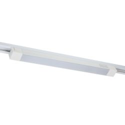 ULB-Q281 30W-4000K WHITE Светильник-прожектор светодиодный трековый. Линейный. 2500 Лм. Белый свет 4000К. Корпус белый. ТМ Volpe