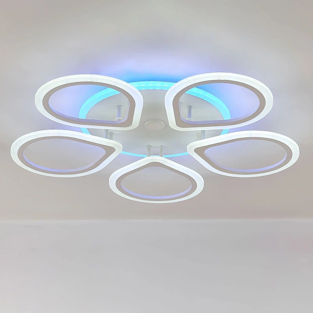 Citilux Транай Смарт CL235A150E RGB Умная люстра Белая