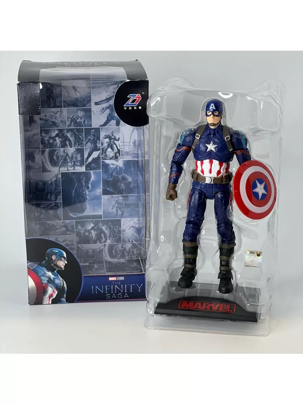 Фигурка игрушка Капитан Америка Марвел ZD Toys 1911-01