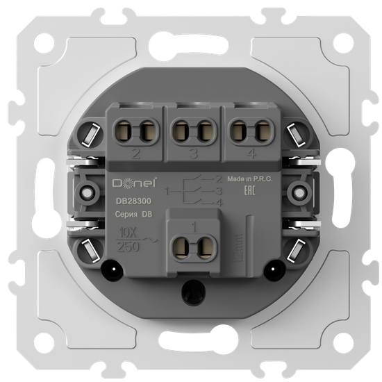 Механизм выключателя В3 (простого),  10A 250В~,  серия DB
