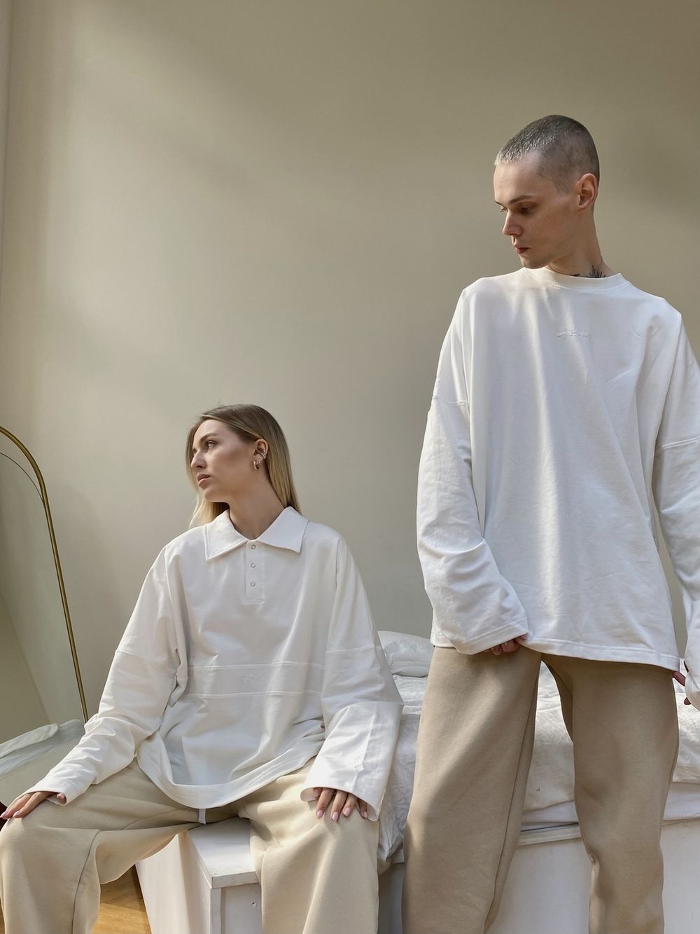 Лонгслив One Two Rugby Polo Tofu