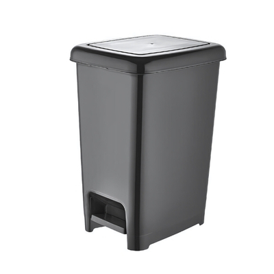 Мусорное ведро с педалью "Слим" 25л антрацит