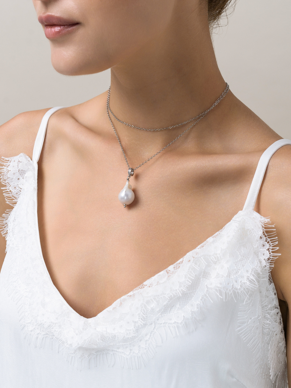 Колье "Sea Bottom" Silver