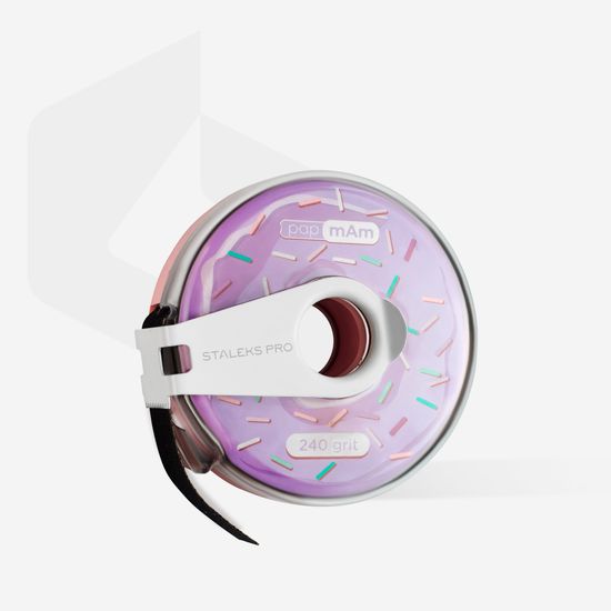 Сменный файл-лента STALEKS PRO papmAm в пластиковой катушке Bobbinail 240 грит