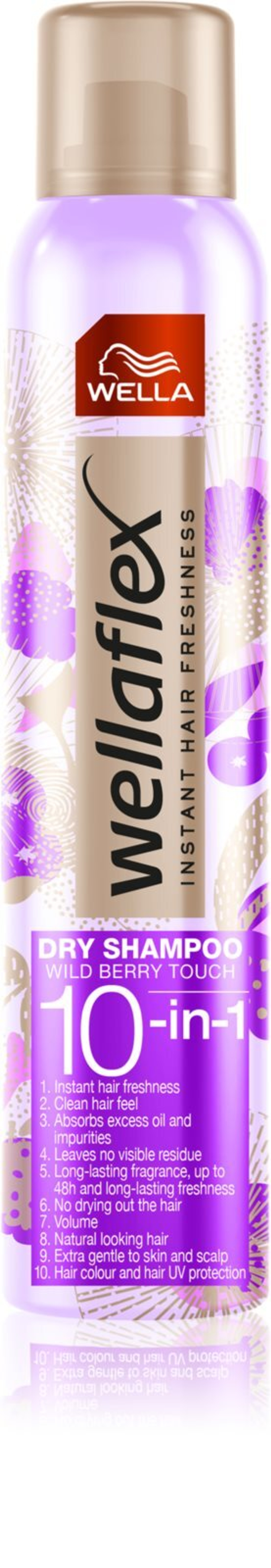 Wella Wellaflex Wild Berry Touch - сухой шампунь с нежным цветочным ароматом /   180  ml  / GTIN 4064666235066