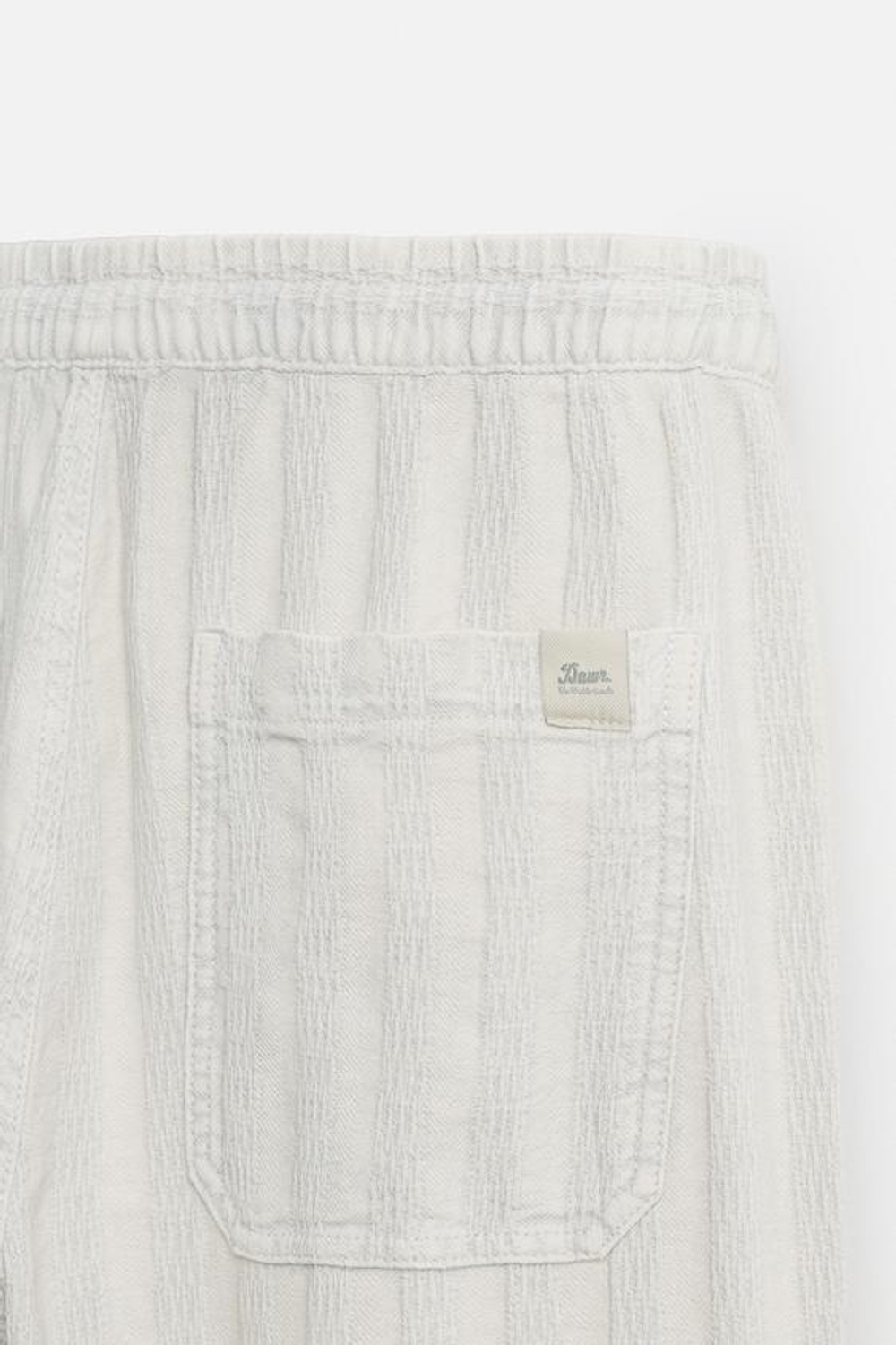 ZARA ЖАККАРДОВЫЕ БРЮКИ RELAXED FIT, ЦВЕТ ЛЬДА