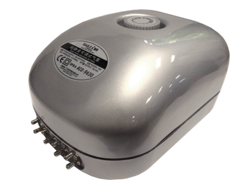 Компрессор HAILEA-АСО-9630, 15W , 400-900л, с регулятором потока 8 каналов.