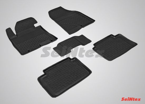 Резиновые коврики в салон Kia Ceed II (2012-2018) "Высокий борт"