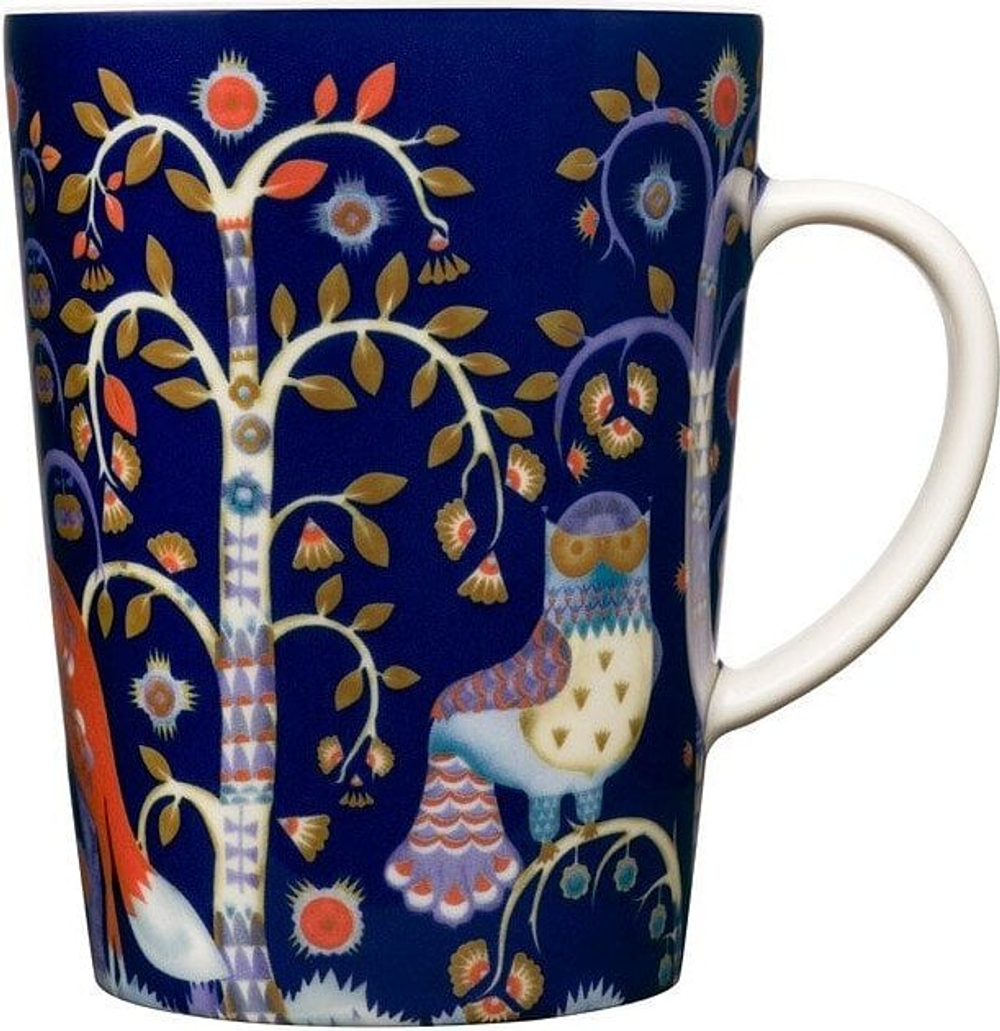 Кружка Iittala Taika, 400 мл, фарфор, синяя