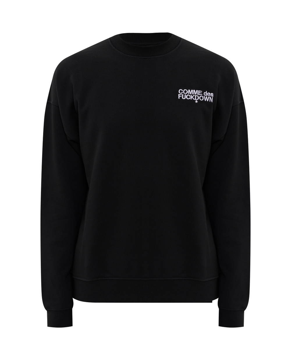 COMME DES FUCKDOWN СВИТШОТ ЧЕРНЫЙ