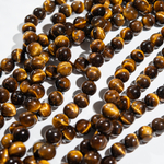 Золотистый тигровый глаз натуральный, шар 10мм