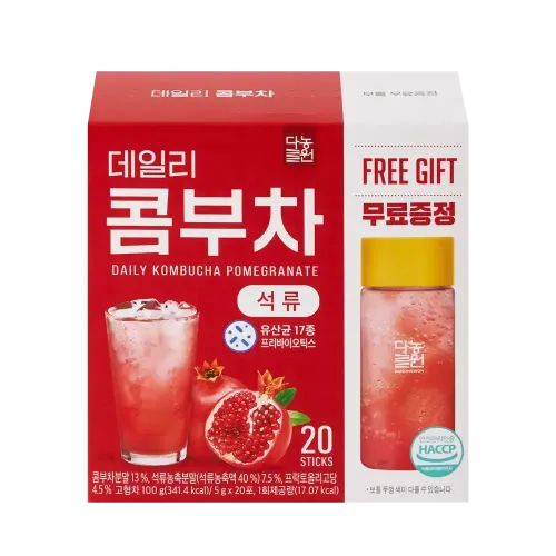 Danongwon Daily Kombucha Pomegranate Комбуча со вкусом граната (20 шт по 5 гр)