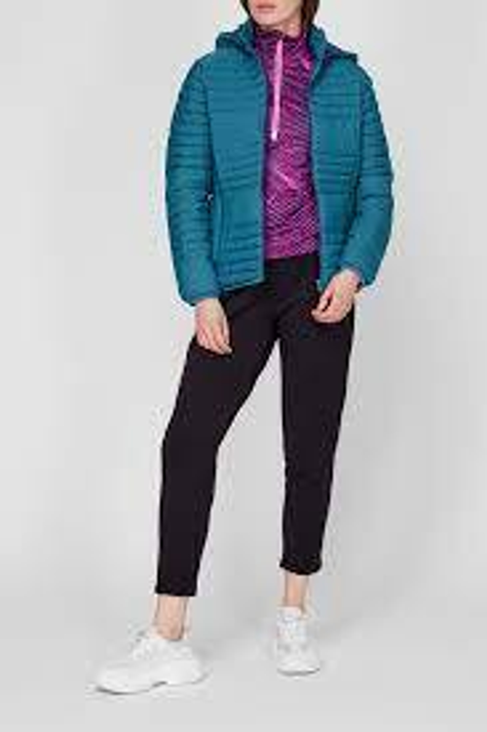 Куртка CMP Woman Jacket Snaps Hood,  артикул 31K2776M, цвет Lake (L827)