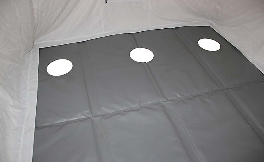 Универсальный пол к палатке для зимней рыбалки (1.80х1.80м) 3 лунки