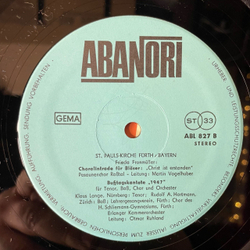 Винтажная виниловая пластинка LP Фридерика Хелен Эмма Фронмюллер Frieda Fronmuller, Werke Von Frieda Fronmuller, Kirchenmusikdirektorin (Германия 1974)