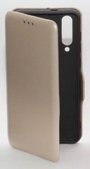 Чехол-книжка из эко-кожи Flip Cover Leather для Xiaomi Mi 9 SE (Золотой)