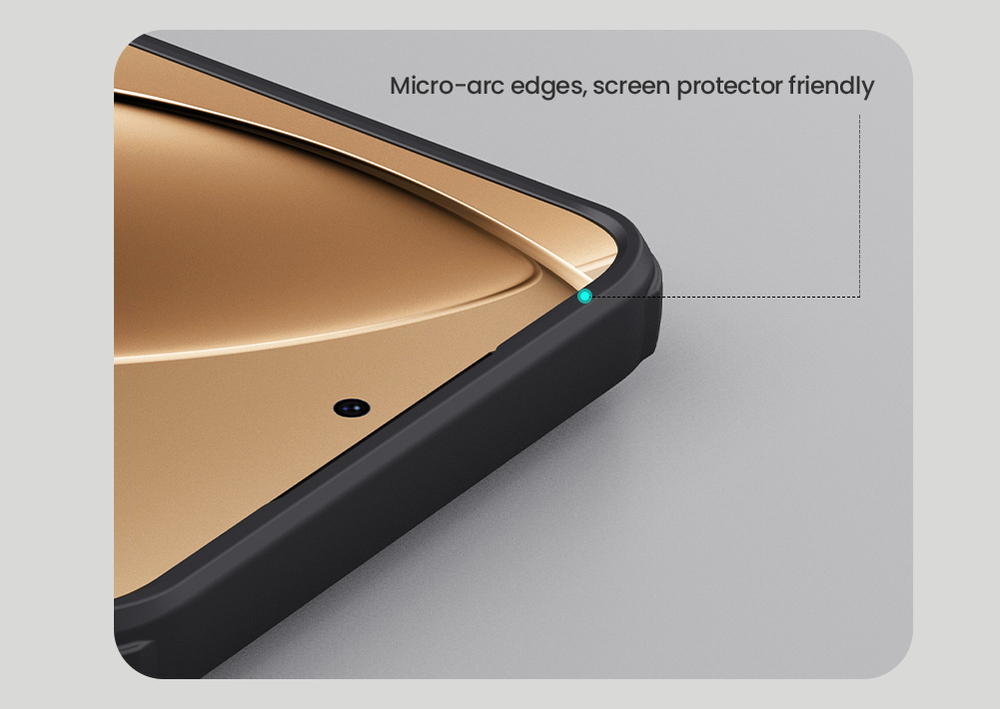 Чехол усиленный от Nillkin c встроенным круглым магнитом для Xiaomi Poco F7 Pro и Redmi K80, серия Super Frosted Shield Pro Magnetic Case