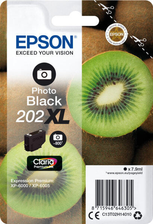 Epson Kiwi 202XL Подлинный Фото черный 1 шт C13T02H14020