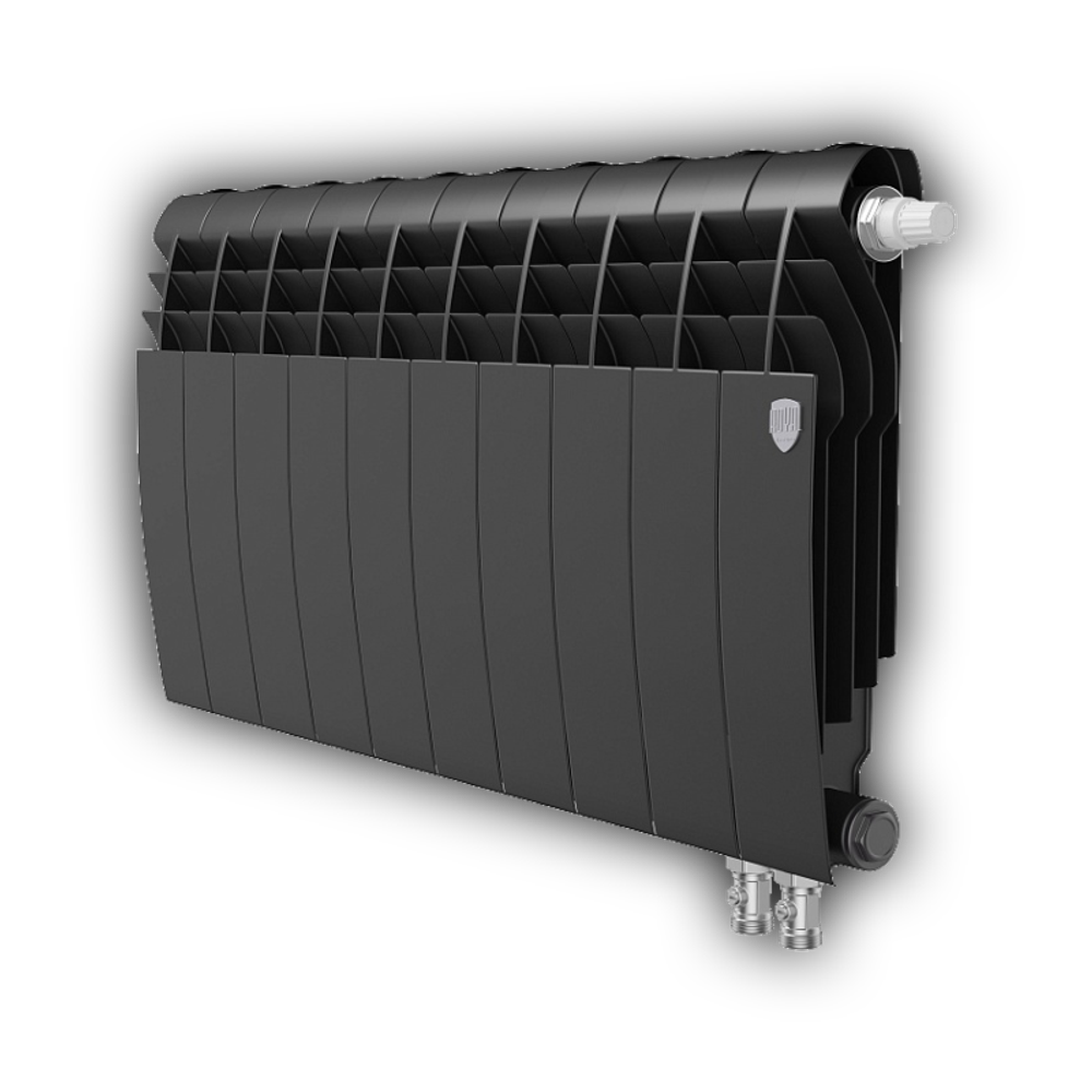 Радиатор Royal Thermo Biliner 350 VR черный графитовый