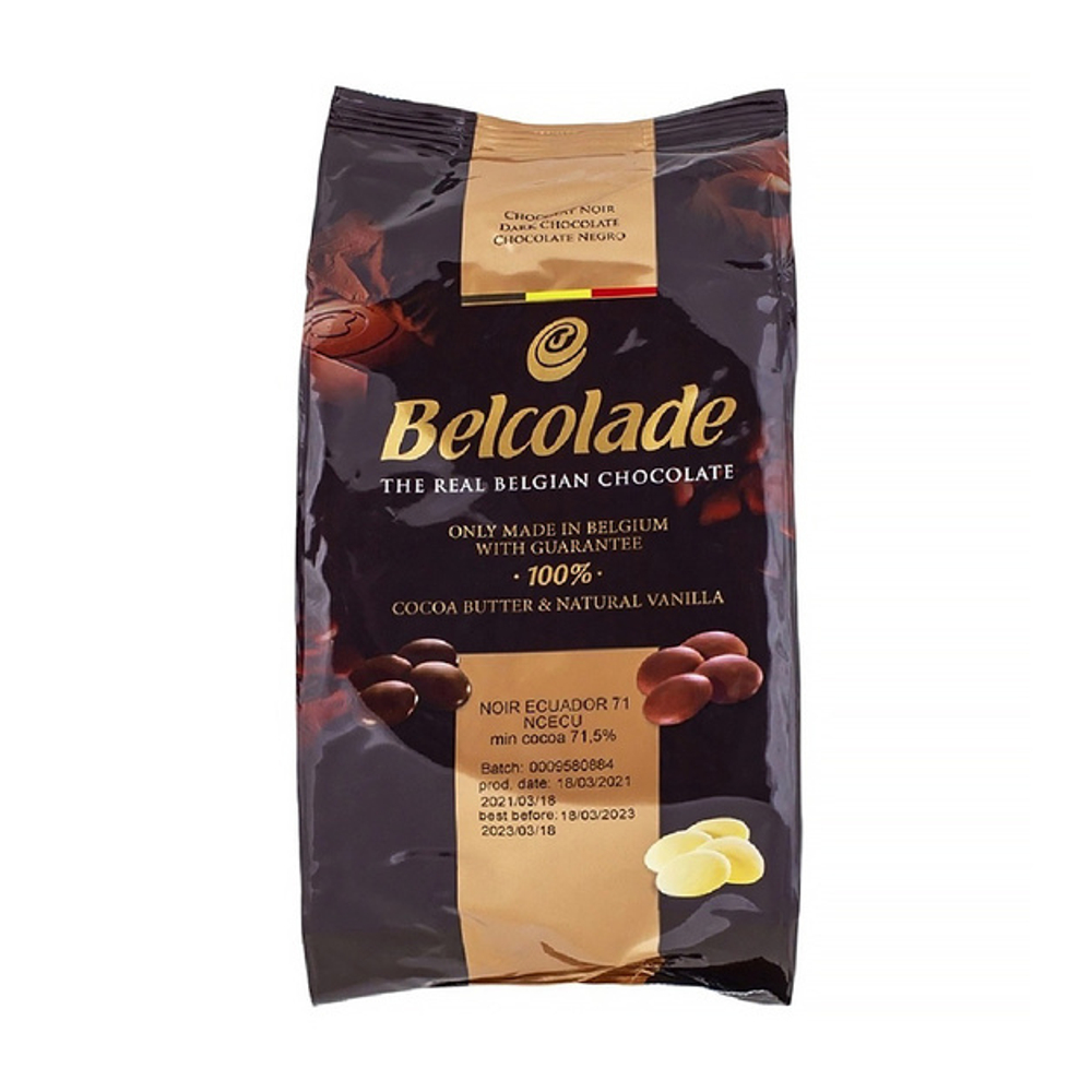 Шоколад Темный Noir Selection 71% (диски) «Puratos» Эквадор - 1 кг