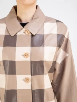 Кожаная куртка демисезонная