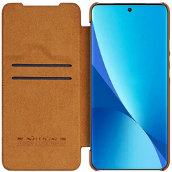 Кожаный чехол-книжка Nillkin Leather Qin для Xiaomi Mi 12 Lite