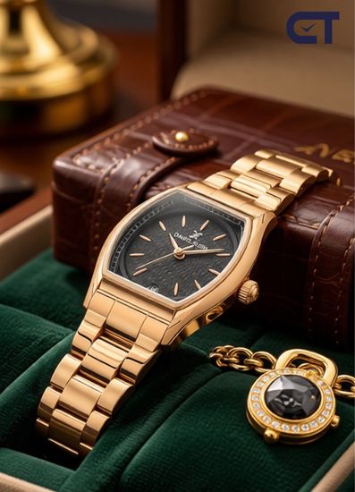 Daniel Klein DK14151‑5 - Элегантность бочкообразного дизайна, наручные женские часы