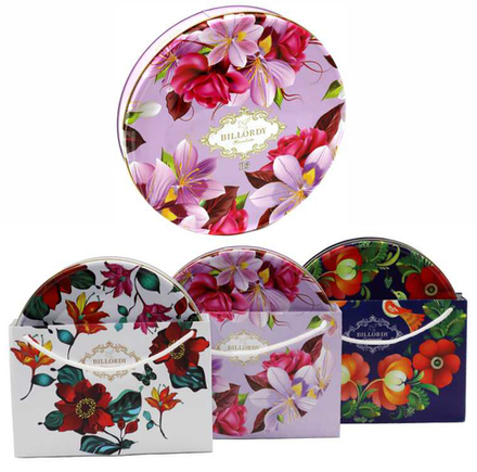 Ассорти шоколадных конфет Billordy Floral ж/б 300г