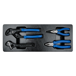 KING TONY (901-073MR) Набор инструментов универсальный, выдвижной ящик, 73 предмета