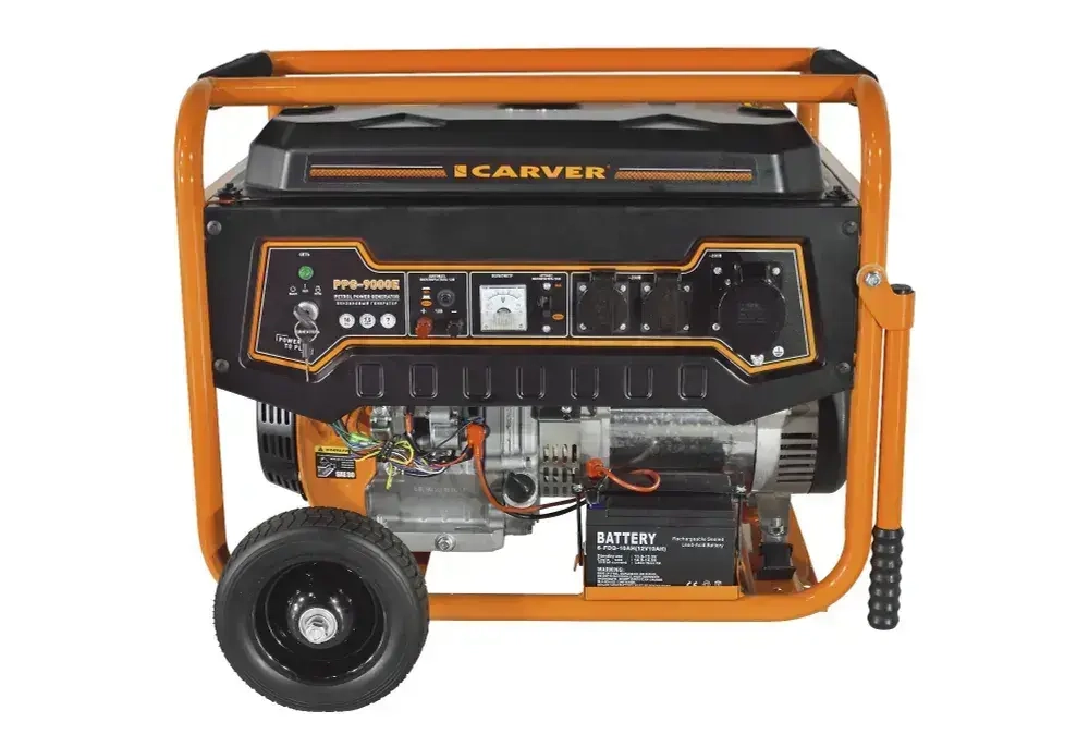 Carver PPG-10000E Генератор бензиновый (обмотка медь/ бензогенератор / резервное питание)