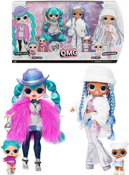 Кукла LOL Surprise OMG Winter Disco - Набор из 4 эксклюзивных кукол Лол Cosmic Nova and Snowlicious 426158