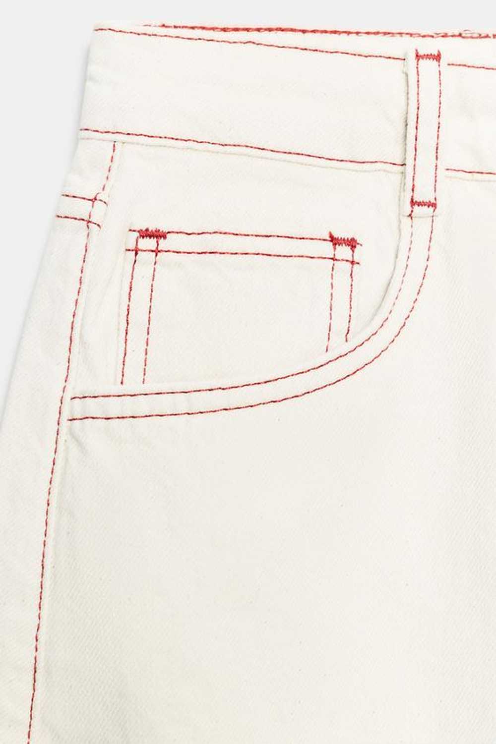ZARA ДЖИНСЫ Z1975 BARREL СО СРЕДНЕЙ ПОСАДКОЙ, ЭКРЮ