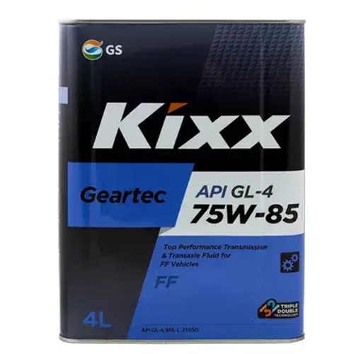 Масло трансмиссионное KIXX GEARTEC FF GL-4 75W85 полусинтетическое 4 л