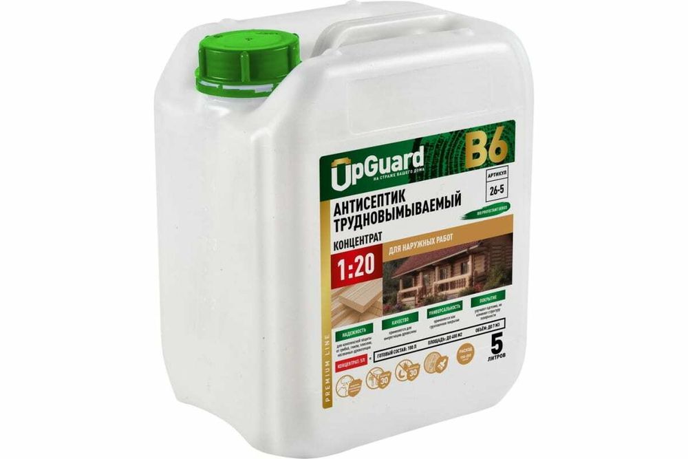 Антисептик трудновымываемый 1:20 5л UpGUARD B6