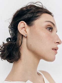 серьги еще ярче с голубым топазом