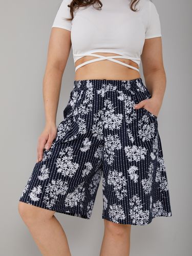 Юбка-шорты Ю-004/тсиний-ветки