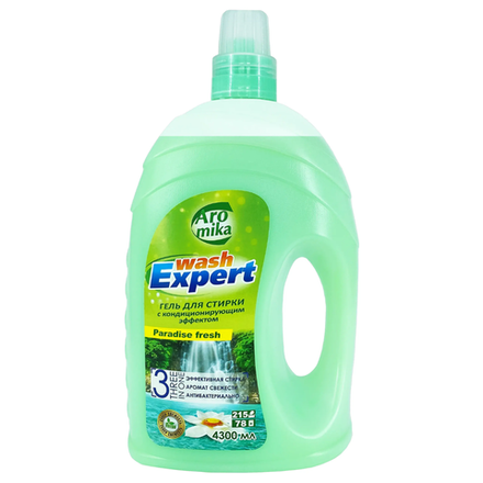 Гель-кондиционер для стирки Wash Expert Paradise fresh 4300 мл