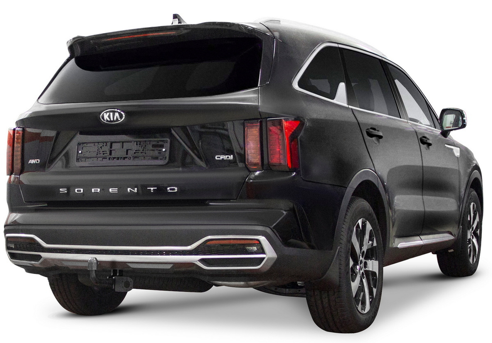 Фаркоп с элект. Smart, для Kia Sorento IV поколение 2020-н.в., шар A, 2000/75 кг, F.2814.001, Berg (паспорт, сертификат)